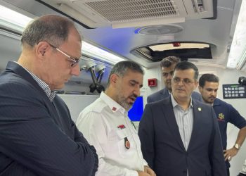 اتوبوس آمبولانس سیار در نمایشگاه بین‌المللی تهران مستقر شد