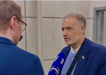 بازدید سفیر ایران در روسیه از پاویون کشورمان در نمایشگاه پروداکسپو مسکو